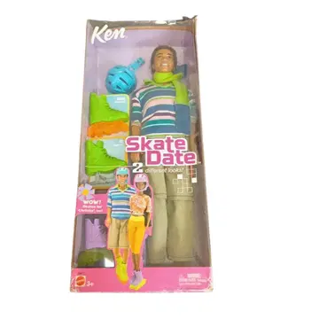 스케이트 데이트 켄 마텔 2002년 박스형 바비 인형