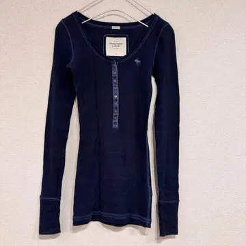 Abercrombie & Fitch 긴팔 T셔츠 S 네이비