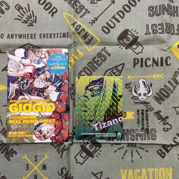 죠죠의 기묘한 모험 리얼 페인트 시트 티아노 토킹 헤드