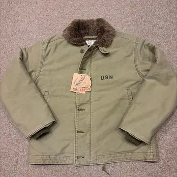 Houston N-1 덱 자켓 TAN 40 일본제