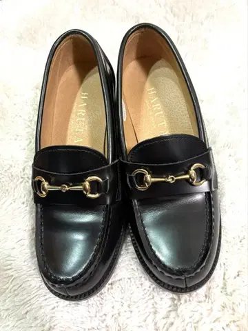 HARUTA 하루타 힐업 비트 로퍼 가죽 22.5cm