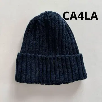 ca4la 카시라 니트 모자 비니 네이비