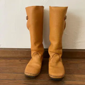 koos 롱 부츠 벨트 있음 카멜 37