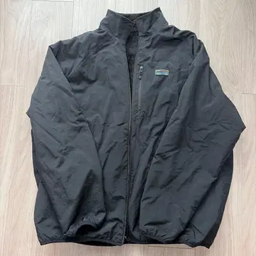 프릭스스토어 나일론 리버서블 보아 블루종 블랙