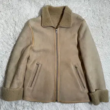 레어 영국제 저널 스탠다드 무스탕 자켓 양가죽 L 사이즈