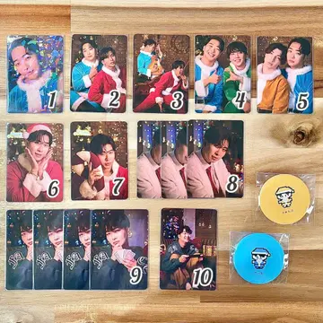 니시코리 크리스마스 트레이딩 카드 캔뱃지