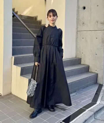 mystic 암홀 레이어드 원피스