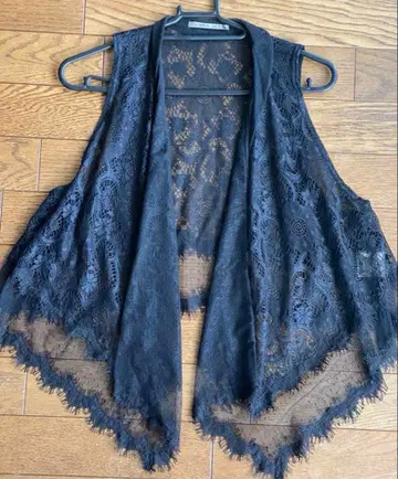 AULA AILA 빈티지풍 블랙 레이스 베스트