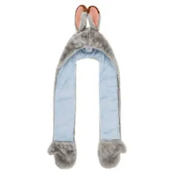 [ 새상품급 ] 디즈니 공식 주토피아 주디 머플러 캡 후드 장갑