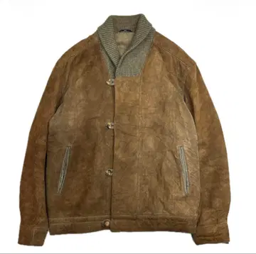 VINTAGE 숄카라 발스타 자켓 스웨이드