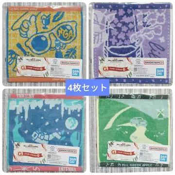 미세스 그린애플 제일복권 G상 자카드 타월 4개 세트