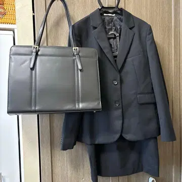 AOKI LES MUES 스커트 수트 블랙 취업 정장 LL