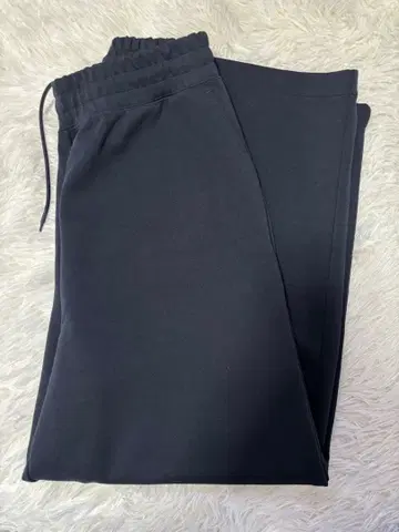 UNIQLO:C 맨투맨 와이드 팬츠 L 네이비