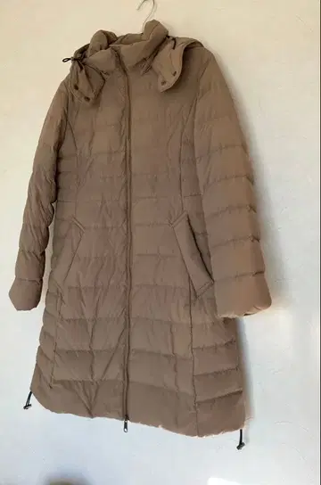 무인양품 L 사이즈 베이지 롱 다운 코트 다운 90퍼센트