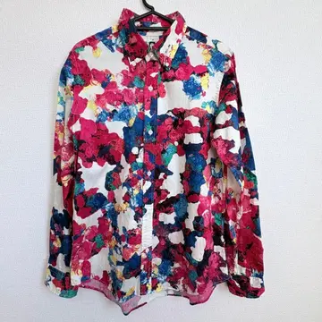 팔레트 버튼 다운 긴팔 셔츠