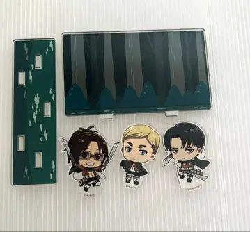 진격의 거인 아크릴 디오라마 아크릴 스탠드 엘빈 리바이 한지