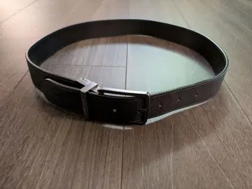 LACOSTE 블랙 가죽 벨트