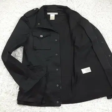 새상품급 프란시스트 모크스 밀리터리 자켓 블랙 컬러 스톤