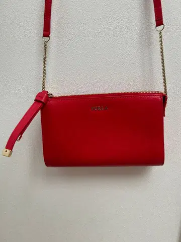 FURLA 레드 숄더백