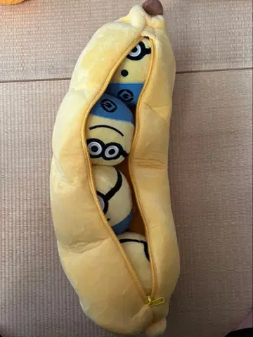 미니언 바나나 봉제 인형