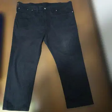 에드윈 403 데님 블랙 팬츠 44인치