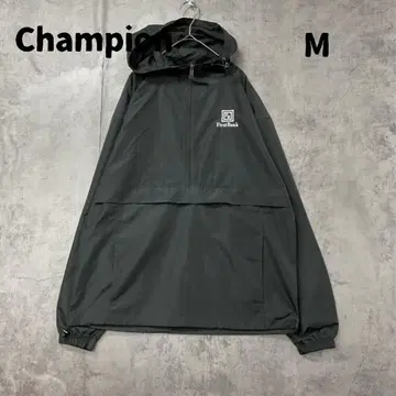 챔피온 나일론 아노락 블랙 하프 지퍼 운동 스포츠 [ 7764 ]