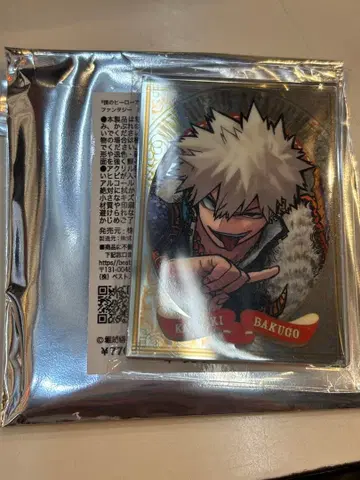 히로아카 점프 페스타 펍 미러풍 아크릴 스티커 바쿠고 카츠키