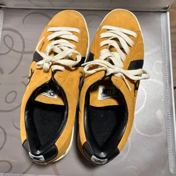 컨버스 빈티지 프로 레더 스웨이드 옥스 골드 25.5cm