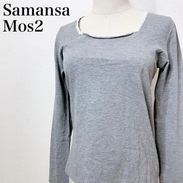 사만사 모스모스 캐주얼 심플 상의 블라우스 긴팔 티셔츠