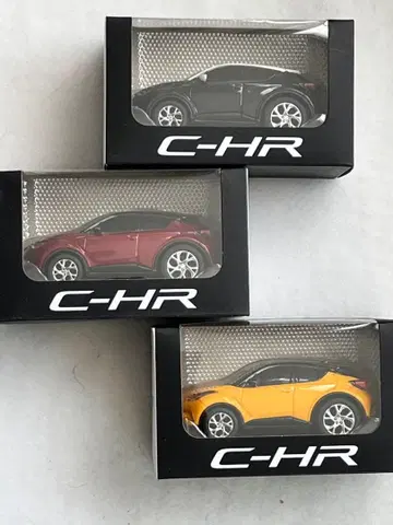 도요타 CH-R 풀백 컬러 샘플 미니카 3종 세트