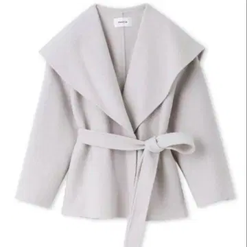 프레이 아이디 숄카라 리버 코트 사이즈 0 아이보리