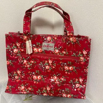 Cath Kidston 빨간 꽃무늬 토트백