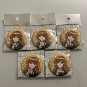 컬러풀 피치 에토 캔뱃지 5개 컬러풀 피치 뮤지엄