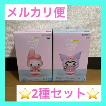 산리오 캐릭터즈 Fluffy Puffy 마이멜로디 쿠로미