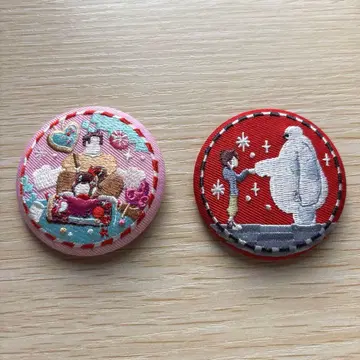 디즈니 자수 캔뱃지