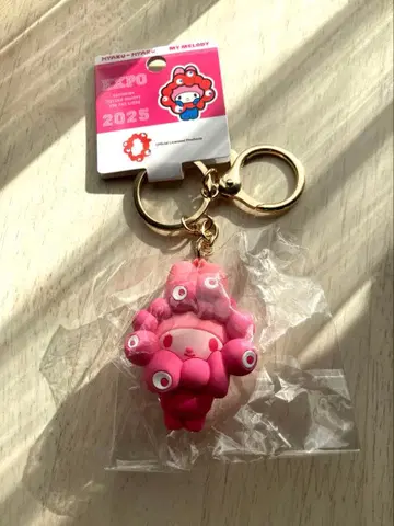 산리오 미야쿠미야쿠 입체 마스코트 최애 컬러 키링 마이멜로디