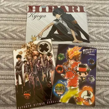 가정교사 히트맨 REBORN! 히바리 클리어 파일과 시트 2장 세트