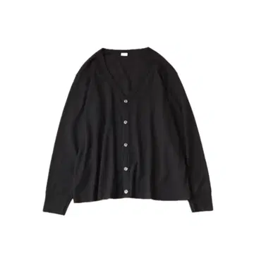 gicipi 울 실크 V넥 가디건