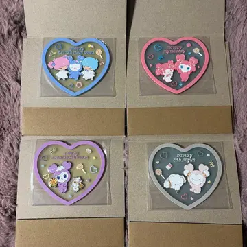 twice 클리어 러버 코스터 4개 세트