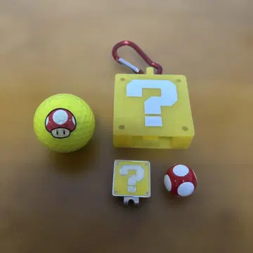 미사용 새상품 USJ 닌텐도 월드 골프 세트 골프공 골프