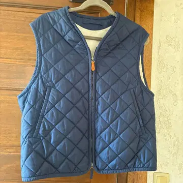 45r 네이비 퀼팅 베스트