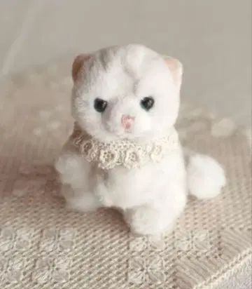 trudi 빈티지 봉제 인형 화이트 고양이 앤티크 귀중 이탈리아