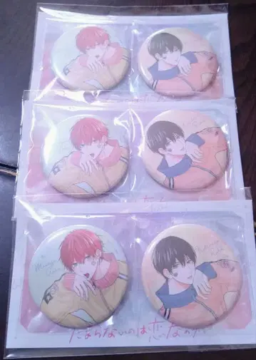 견딜 수 없는 건 사랑인가 응모자 전원 증정 캔뱃지