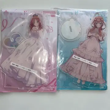 5등분의 신부 제일복권 F상 빅 아크릴 스탠드 2종