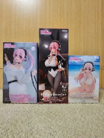 수퍼소니코 피규어 세트 3종류