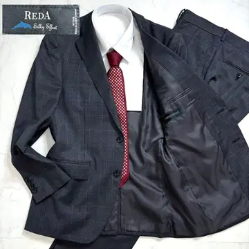 새상품급 더반 셋업 수트 [REDA사] 글렌체크 울 M