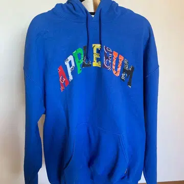 APPLEM 맨투맨 후디 파랑