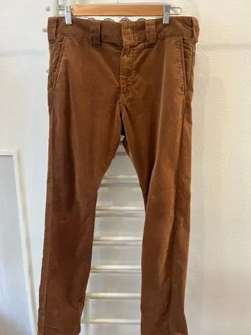 Dickies 코듀로이 팬츠 브라운