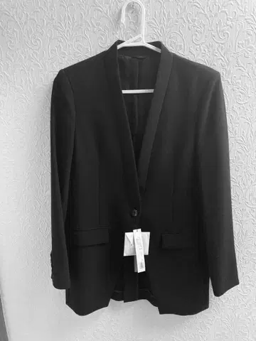 ANAYI 노카라 자켓 블랙