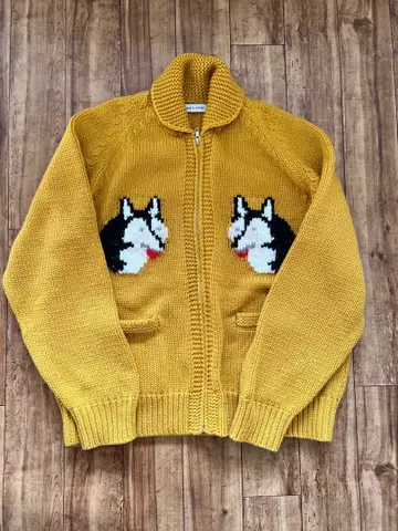 FREAK'S STORE 머스타드 가디건 L